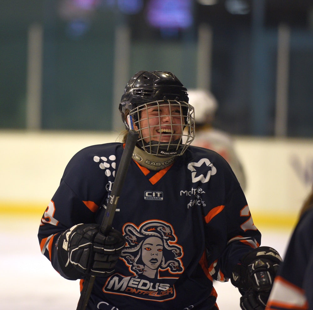 joueuse médusa Montpellier hockey sur glace Montpellier