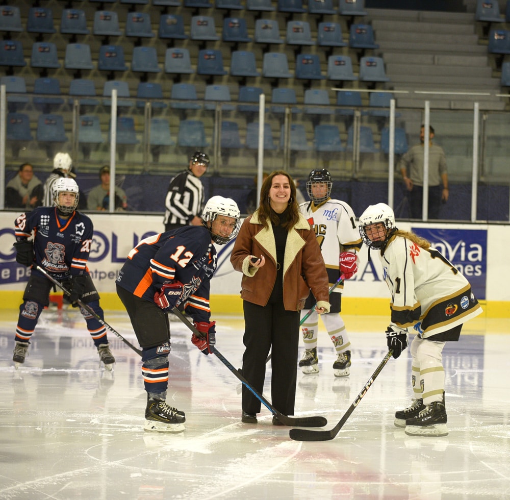 match lancement medusa equipe feminine hockey sur glace montpellier