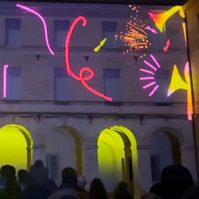 image de mise en avant coeur de ville en lumières